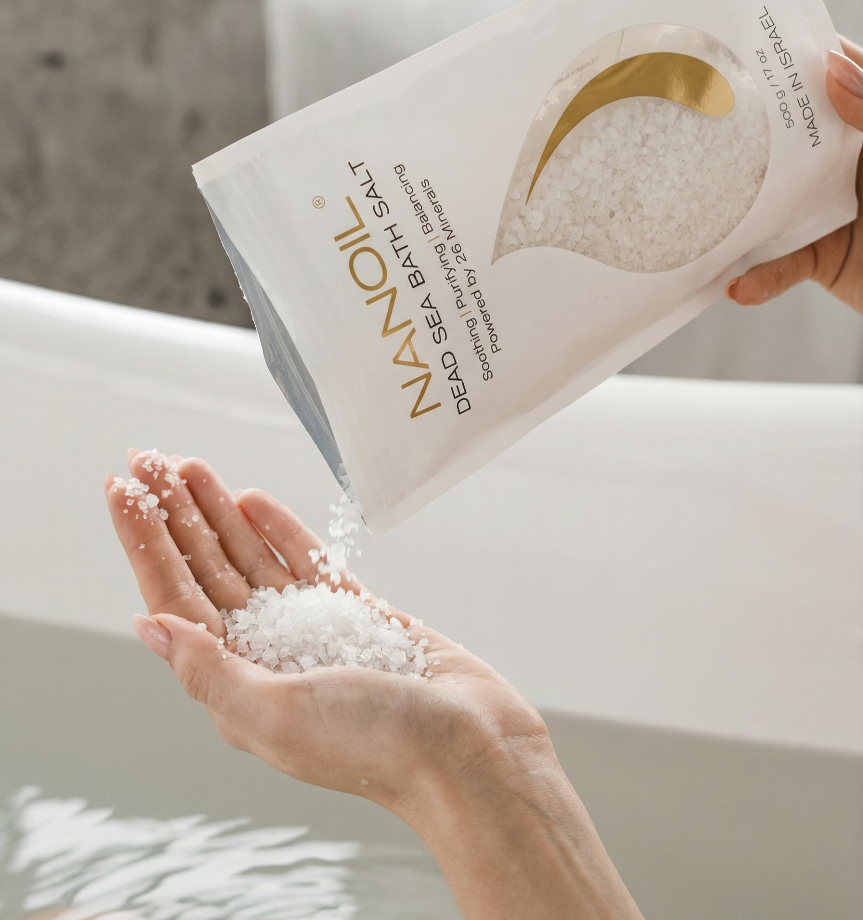 morská soľ do kúpeľa nanoil